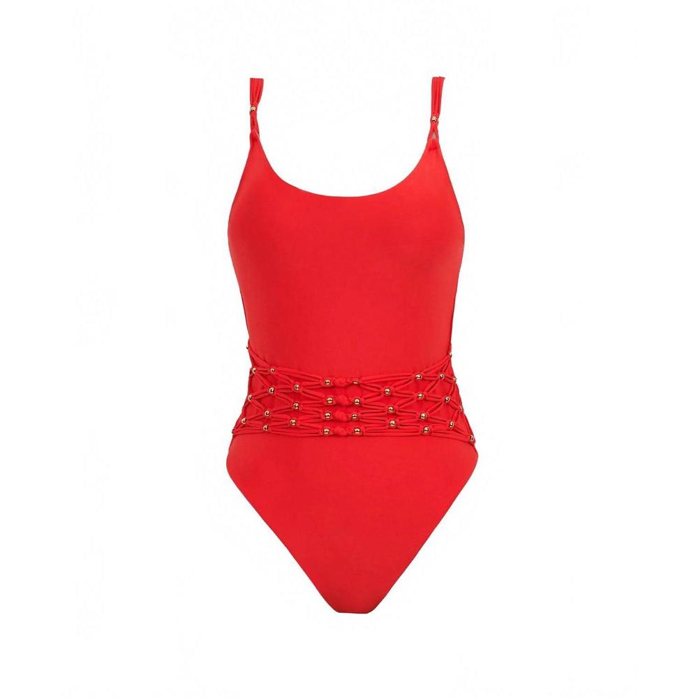 NEW PQ SWIM beaded brynn one piece in milos - Picture 3 of 3